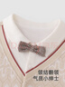 英氏（YEEHOO）【商場(chǎng)同款】嬰兒衣服秋冬保暖羊毛連體衣男童連身衣 曬單實(shí)拍圖
