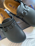 BIRKENSTOCK勃肯德國進(jìn)口Professional男女牛皮革軟底Kay功能拖鞋 黑色窄版0582636 37 曬單實(shí)拍圖