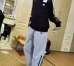 匹克童裝兒童運動(dòng)套裝2025新款男童空氣層織帶衛衣春秋青少年時(shí)尚褲子 曬單實(shí)拍圖