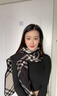 SCOTT GOOSE2025新款圍巾女同款經(jīng)典格紋鎖邊仿羊絨秋冬保暖百搭氣質(zhì)圍脖 黑色-不能機洗 曬單實(shí)拍圖