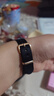 丹尼爾惠靈頓（DanielWellington）DW表帶14mm黑色尼龍玫瑰金針扣女款DW00200178適用于32mm表盤(pán)系列 曬單實(shí)拍圖