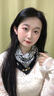 啄木鳥(niǎo)（TUCANO）磁吸扣小方巾絲巾女春秋保暖圍脖圍巾女2025新款感三角巾時(shí)尚禮物 柔美山茶花 曬單實(shí)拍圖