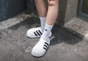 阿迪達斯（adidas）三葉草 2024夏男鞋女鞋運動(dòng)鞋休閑拖鞋沙灘鞋 IF6184 40.5 曬單實(shí)拍圖