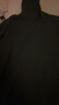 馬登工裝 美式復(fù)古仿德絨打底衫高領(lǐng)磨毛保暖拼接插肩袖T恤男秋季 深灰色 M 曬單實(shí)拍圖