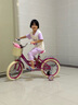 奧仕龍x迪士尼聯(lián)名自行車兒童3-6歲小孩單車4-8歲公主款兒童自行車 正版-草莓熊【后座款】禮包 16寸 適合100-120cm 曬單實拍圖