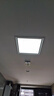 首精彈簧卡扣石膏板開孔pvc吊頂300x300LED平板燈300x600嵌入式頂燈 20瓦30x30彈簧卡扣 曬單實拍圖