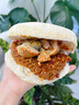 中岳高記登封特產(chǎn)手工芝麻燒餅饃片零食早餐 6個(gè)真空（夾2串豆腐串一個(gè)雞蛋） 曬單實(shí)拍圖