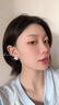 Lnieer925銀耳針煙花耳釘女輕奢小眾氣質(zhì)耳環(huán)2025新款爆款高級感耳飾品 煙花耳釘【925銀針】 曬單實拍圖
