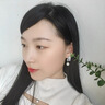 思梨水晶蝴蝶耳釘女珍珠流蘇耳墜新款仙氣小眾設(shè)計輕奢高級感耳飾耳環(huán) 淺藍色 s925銀針 曬單實拍圖