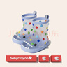 babycrayon彩虹鯊魚兒童雨鞋女防滑防水男童女童膠鞋雨靴可愛寶寶雨鞋 曬單實(shí)拍圖