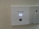 普聯(lián)（TP-LINK） 全屋WiFi6套裝無(wú)線AP面板網(wǎng)絡(luò)覆蓋ac+ap智能組網(wǎng)86型分布式墻壁POE路由器 全千兆(4個(gè)面板+5口路由)【優(yōu)雅白】 【AX1500M雙頻 易展Mesh】 曬單實(shí)拍圖