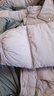 煩惱星女童冬裝棉服外套新款棉襖中大童加厚連帽外套初中生保暖冬季棉衣 紫色棉服后背英文 160 （建議150-160cm） 曬單實(shí)拍圖