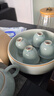 蘇氏陶瓷（SUSHI CERAMICS）汝窯卵青圓融茶洗開(kāi)片可養(yǎng)金線茶具配件茶渣缸杯茶道配件 曬單實(shí)拍圖