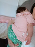 OAK FAMILY春季娃娃領(lǐng)女寶寶打底衫2025新品小女孩長(cháng)袖荷葉領(lǐng)上衣女童衣服 米白色 100 cm 曬單實(shí)拍圖