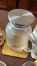 青蘋果耐熱玻璃涼水壺1.6L 可明火直燒冷水壺花茶壺泡茶圍爐煮茶壺 曬單實(shí)拍圖