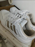 adidas ENTRAP美式校園風(fēng)低幫運(yùn)動板鞋少年感復(fù)古籃球鞋阿迪達(dá)斯 白/金色   38 曬單實(shí)拍圖