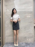 藤原印 高端工作服定制t恤短袖polo訂制翻領文化衫印logo企業(yè)衣服裝刺繡 白色 S 曬單實拍圖