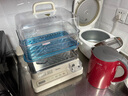 美的（Midea）電蒸鍋 22L三層大容量外置加水蒸鍋電蒸鍋 透明視窗不銹鋼蒸片多用途蒸包子鍋多功能鍋ZGC322301 曬單實(shí)拍圖
