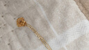 中國(guó)黃金（CHINA GOLD）碎冰冰四葉草黃金項(xiàng)鏈女足金吊墜教師節(jié)禮物送女老師生日老婆 碎碎冰四葉草足金吊墜 贈(zèng)S925鏈/京速達(dá) 曬單實(shí)拍圖