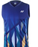 YONEX 2025新款尤尼克斯羽毛球服男yy無(wú)袖速干運動(dòng)背心短袖1104225BCR 1104225BCR 藏青 XL 曬單實(shí)拍圖