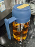 小熊（Bear）油壺廚房 油瓶油罐調(diào)料瓶玻璃油瓶醬油瓶自動(dòng)開合不掛油 600ml  曬單實(shí)拍圖