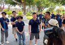 珠光萊卡工作服polo定制印字工衣T恤定做衣服文化衫刺繡logo短袖公司工裝 墨綠【B款】 M 曬單實(shí)拍圖
