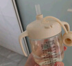 英氏（YEEHOO）兒童牛奶杯寶寶學(xué)飲杯帶刻度吸管水杯嬰幼兒專用喝水防摔杯子 曬單實(shí)拍圖