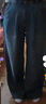 森馬（Semir）牛仔褲女純棉寬松闊腿褲顯瘦潮流秋季松弛感打褶長褲腰帶復古 牛仔黃泥染80325 L 曬單實拍圖