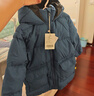 嘟嘟家兒童羽絨服深冬童裝新品寶寶冬裝新款上衣男童冬季連帽長款衣服潮 藍色 100 曬單實拍圖