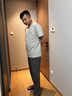 貓人睡衣男100%純棉7A抑菌夏季新款短袖寬松加大可外穿家居服套裝 【7A抑菌 100%純棉】顏色一 XL 【建議120-140斤】 曬單實(shí)拍圖