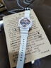 Mtin樹(shù)脂表帶表殼適用于Casio卡西歐G-SHOCK GMA-S110MF 120 130MF 140手表帶配件男女 白色玫瑰金字殼 16mm 曬單實(shí)拍圖