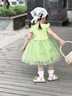 迪士尼（DISNEY）女童夏季連衣裙2025新款洋氣兒童公主裙嬰兒童裝一歲寶寶夏裝裙子 紫羅蘭 100 (升級款)cm 曬單實拍圖