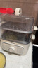 美的（Midea）電蒸鍋 電煮鍋電火鍋多功能鍋家用電鍋蒸蛋器蒸包子鍋電熱鍋10.8升三層大容量多用途鍋ZGE2323Z02 曬單實(shí)拍圖