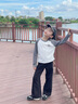巴拉巴拉balaone童裝兒童褲子女童長(cháng)褲2025秋新款直筒褲休閑褲甜美時(shí)尚潮 黑色90001 130 曬單實(shí)拍圖