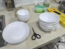 京東京造 碗盤(pán)餐具整套 碗具套裝喬遷之喜骨瓷陶瓷家用 飯碗4.5英寸*6 曬單實(shí)拍圖