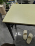 折疊桌電腦桌家用學(xué)習桌辦公培訓面試會(huì )議長(cháng)桌地攤桌彈簧雙層桌子 長(cháng)80寬40高74cm(單層單桌) 曬單實(shí)拍圖