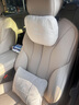 泰羅浩小鵬G7汽車(chē)專(zhuān)用頭枕腰靠墊背護頸枕加座椅枕頭裝飾配件用品適用 【麂皮絨】頭枕+腰靠 灰色 1套 小鵬G7 曬單實(shí)拍圖