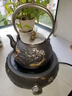 山本堂鐵壺日本進(jìn)口工藝手工鑄鐵壺無(wú)涂層老鐵壺京都鑄鐵煮茶器茶壺套裝 荷花鯉魚(yú)-爐壺套裝 曬單實(shí)拍圖