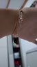 EothS925銀小蠻腰手鏈女玫瑰金手飾品小眾設計高級感送女友生日禮物 925銀小蠻腰手鏈 曬單實拍圖