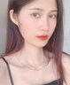 森汽925銀星點(diǎn)項(xiàng)鏈女輕奢高級感簡約氣質(zhì)鎖骨鏈520禮物送女友老婆 925銀星點(diǎn)項(xiàng)鏈L2236 曬單實(shí)拍圖