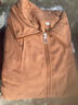 媽媽外套新款燈芯絨純色款長(cháng)袖中老年大碼拉鏈款長(cháng)袖寬松休閑上衣 焦糖色單層【正品優(yōu)選】 5XL 建議140-155斤 曬單實(shí)拍圖