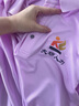 帥出紫色純棉POLO衫工作服短袖T恤定制夏季企業(yè)學(xué)校辦公室高端工裝男 深紫色-NS-CJ501杜邦羅娜純棉 曬單實(shí)拍圖