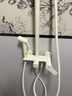 箭牌（ARROW）精銅龍頭淋浴花灑套裝巨幕頂噴冷熱龍頭增壓噴槍K100花灑淋浴器 K100奶油白四功能34168KW 曬單實(shí)拍圖