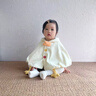 G.DUCKKIDS小黃鴨童裝嬰兒斗篷春秋季新款寶寶衣服披風(fēng)春秋款萌外出服斗篷 淺黃色 【小雞斗篷】 均碼 M碼 【1-2歲】 曬單實(shí)拍圖