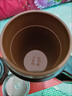 滿弓紫砂保溫杯紫砂茶杯紫砂內(nèi)膽茶水分離泡茶便攜旅行車載茶具禮品水 磨砂紅-辦公杯-紅色禮盒裝 曬單實(shí)拍圖
