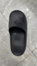 名創(chuàng)優(yōu)品（MINISO）踩屎感拖鞋男士室內(nèi)家居家用浴室洗澡防滑eva涼拖鞋 黑色44-45 曬單實拍圖