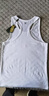 七匹狼純棉背心男士健身工字背吸汗透氣運動(dòng)跨欄汗衫彈力修身打底無(wú)袖衫 工背圓領(lǐng)1件裝(白色)純棉高彈 M /165(建議體重90-110斤) 曬單實(shí)拍圖