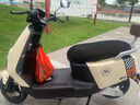 愛瑪電動摩托車輝騰72V32AH長續(xù)航130KM高顏值外賣家用舒適出行智能電動車 茶白 曬單實(shí)拍圖
