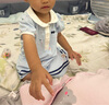 戴維貝拉（DAVE＆BELLA）汽水棉兒童裙子女童連衣裙公主裙女孩夏裝嬰兒夏季寶寶運(yùn)動服 淺藍(lán)色 90 cm（建議身高80-90cm） 曬單實(shí)拍圖