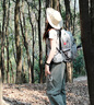 伯希和（Pelliot）戶外防曬帽春夏漁夫登山帽男女折疊遮陽旅游釣魚休閑帽子1622黑色 曬單實拍圖